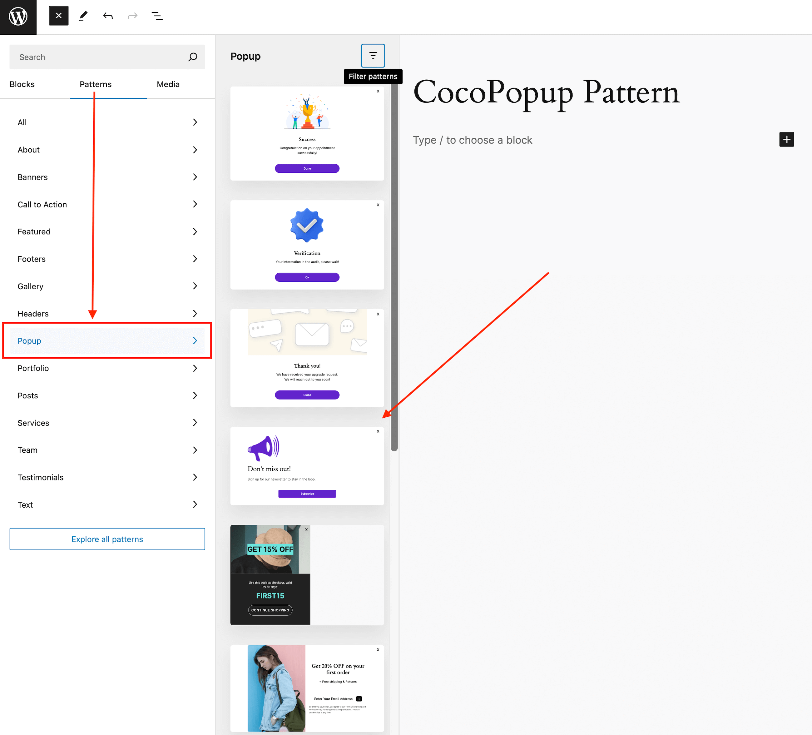 CocoPopup create guide