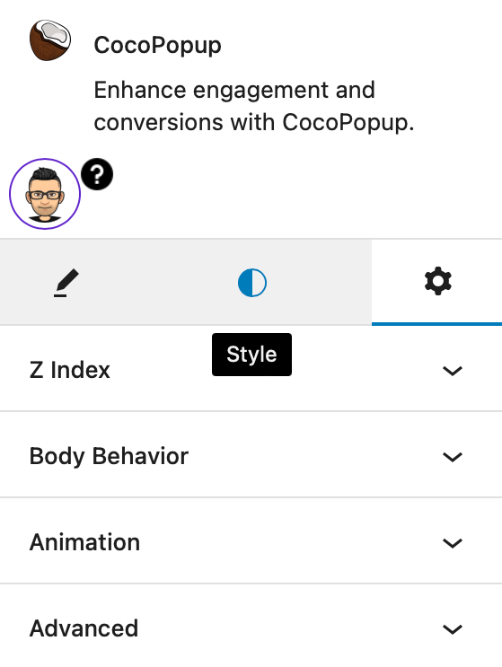 create popup cocopopup
